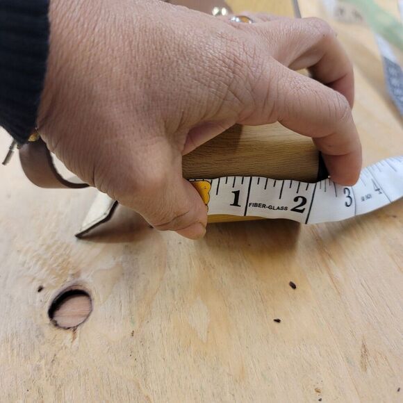 Sam Edelman Bentlee Brown Leather Studded Open Toe Platform Wedge Sandals 8.5M - Picture 7 of 7